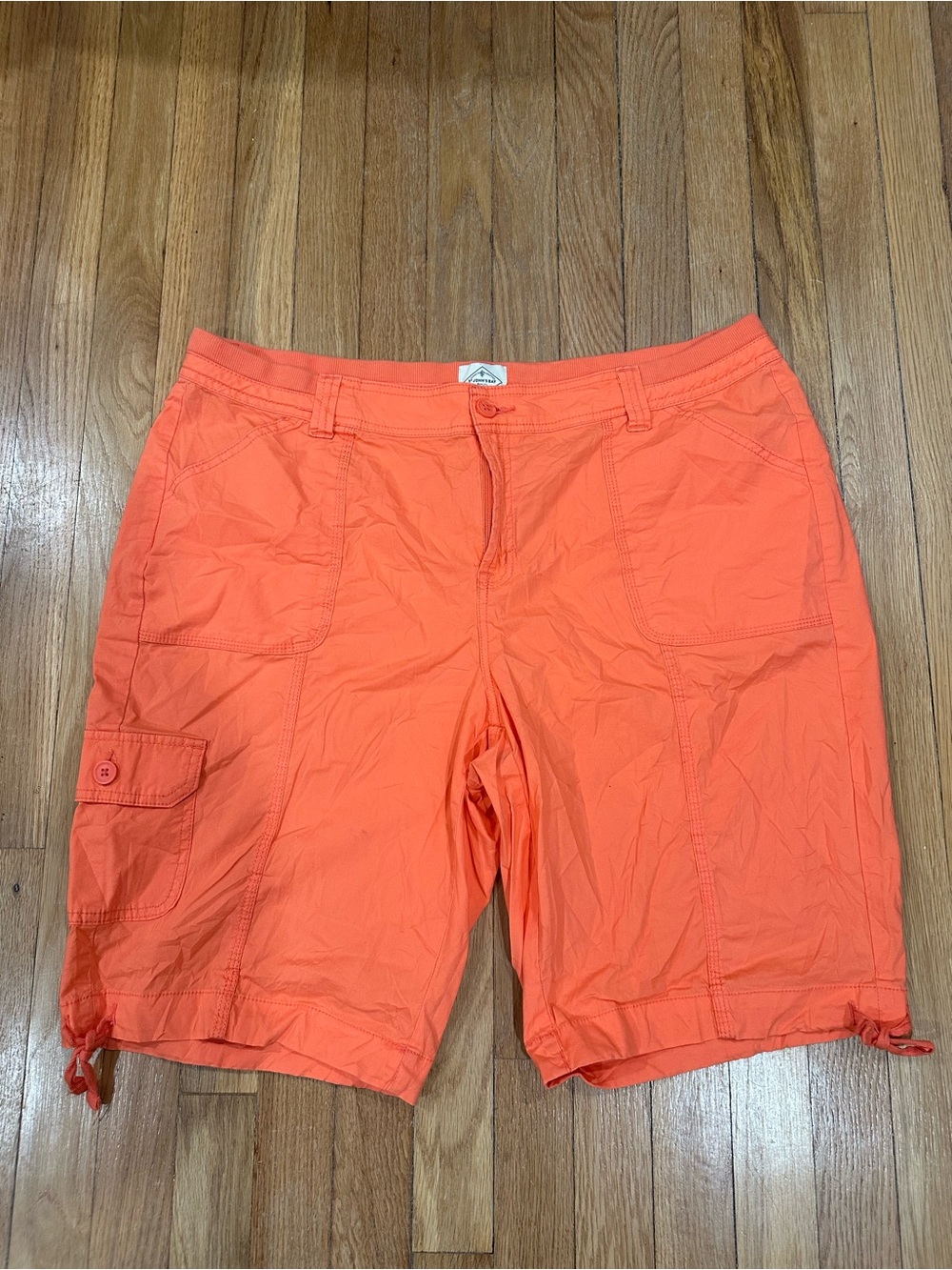 Women's Size 18 Cargo Utility Shorts Hike Walk Camp Travel Casual Cruise Resort